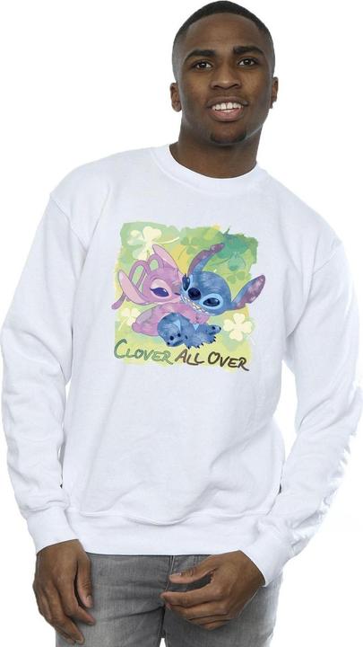 Produktbild Disney Lilo And Stitch St Patrick's Day Clover Sweatshirt (XL)