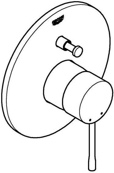 Produktbild Grohe Einhand-Wannenbatterie ESSENCE Warm Sunset