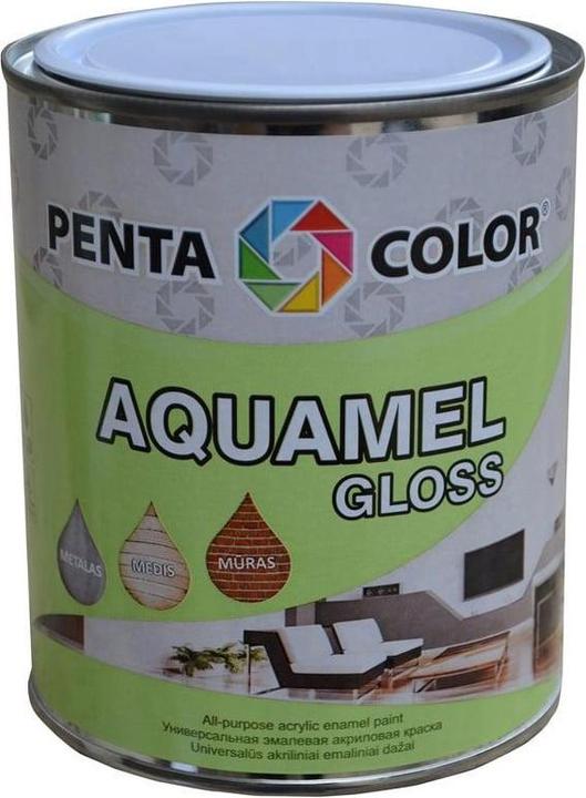 Pentacolor Vernice Aquamel Palissandro Scuro 0,7 kg, Lucida