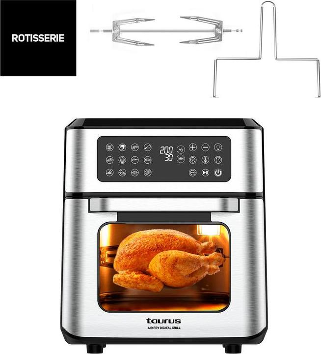 Actual product image Taurus Air Fry Digital Grill