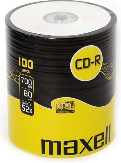 Produktbild Maxell CD-R 80XL 52x 100 Pack (100x)
