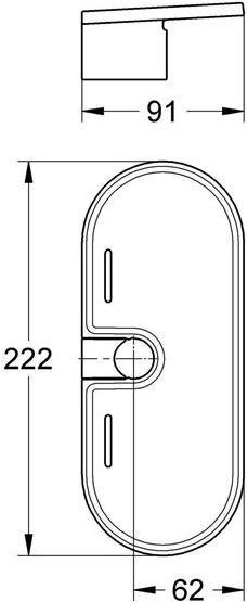 Produktbild Grohe Ablage EASYREACH Acryl