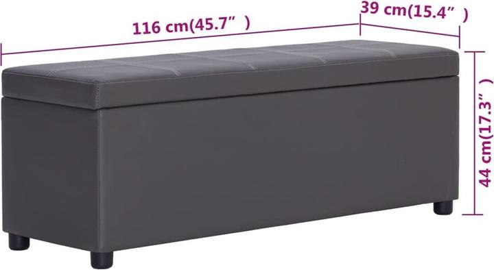 Image du produit vidaXL Bank (116 cm)