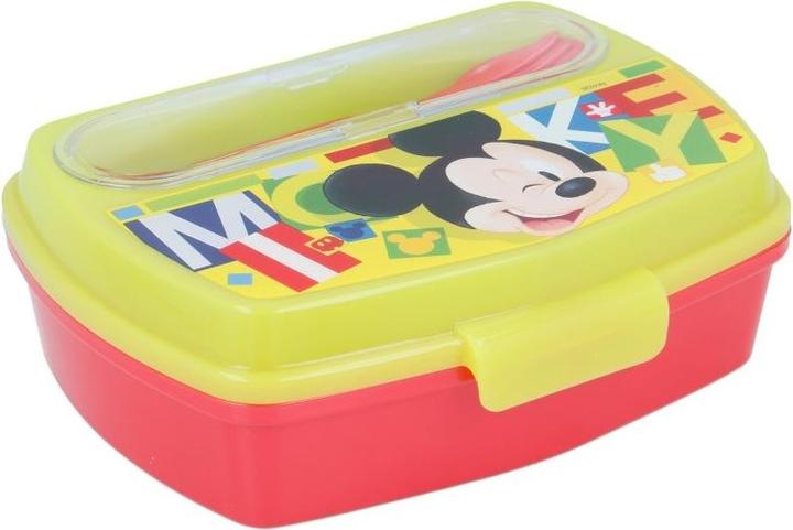 Produktbild Disney Mickey Mouse – Lunchbox mit Besteck