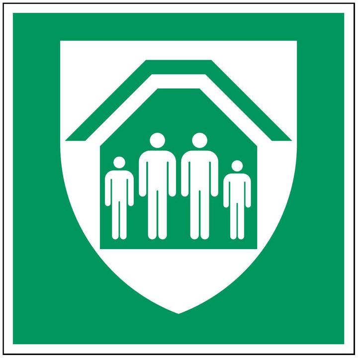 Label énergétique Brady Plaque de sécurité ISO - Abri