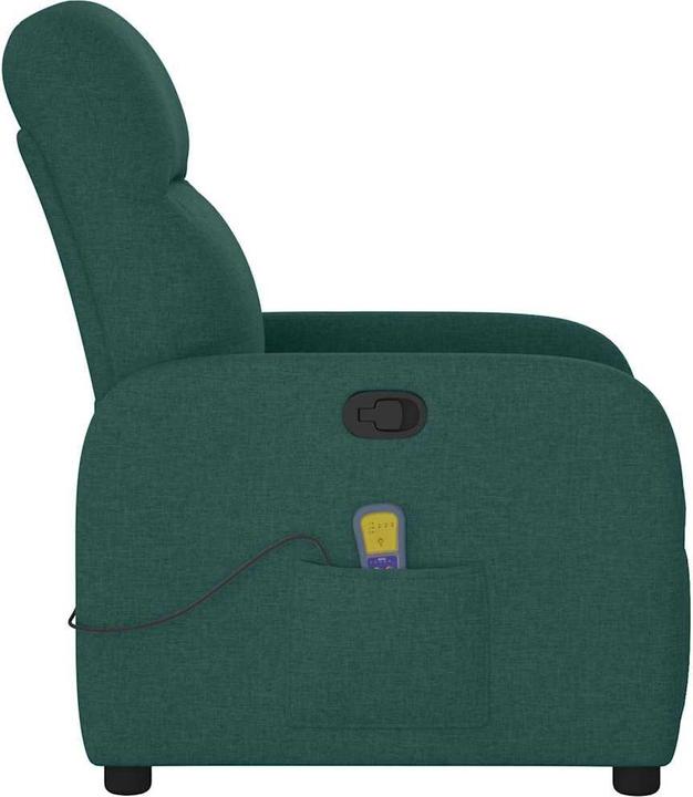 Image du produit VidaXL Fauteuil de massage Vert foncé Tissu
