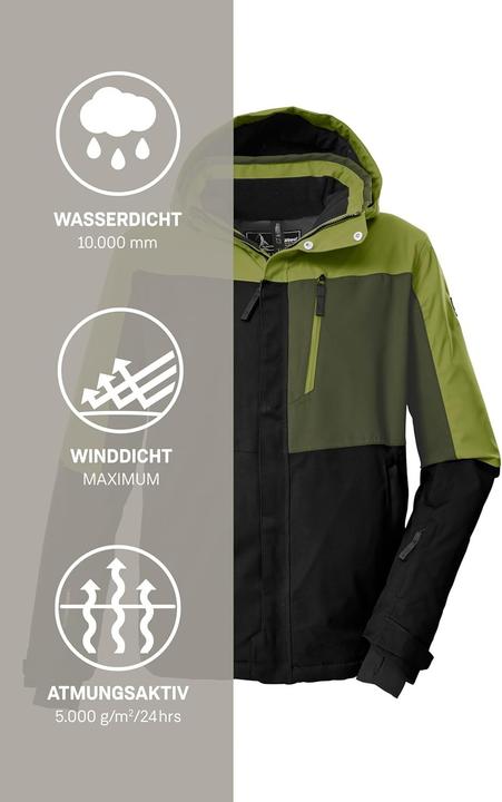 Immagine prodotto Killtec Giacca da Sci con Cappuccio Amovibile (4XL)