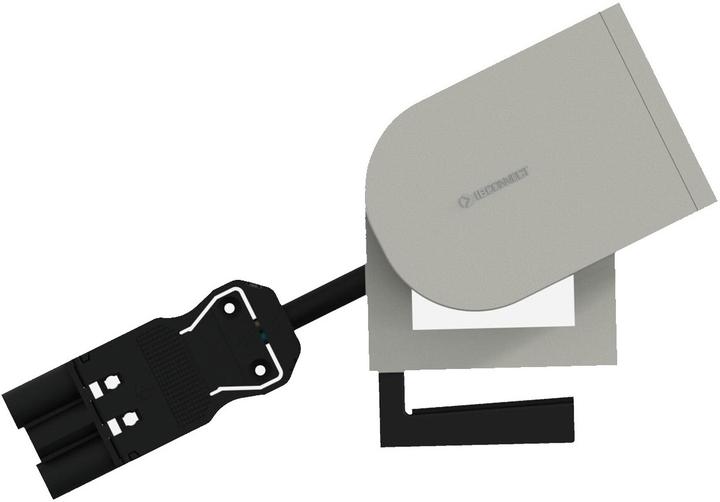 Produktbild IB Connect SUPRA Steckdoseneinheit weiss 2x Typ 13 1x USB-A/C 1x Leermodul (4x, Typ 13, USB-A, USB-C)