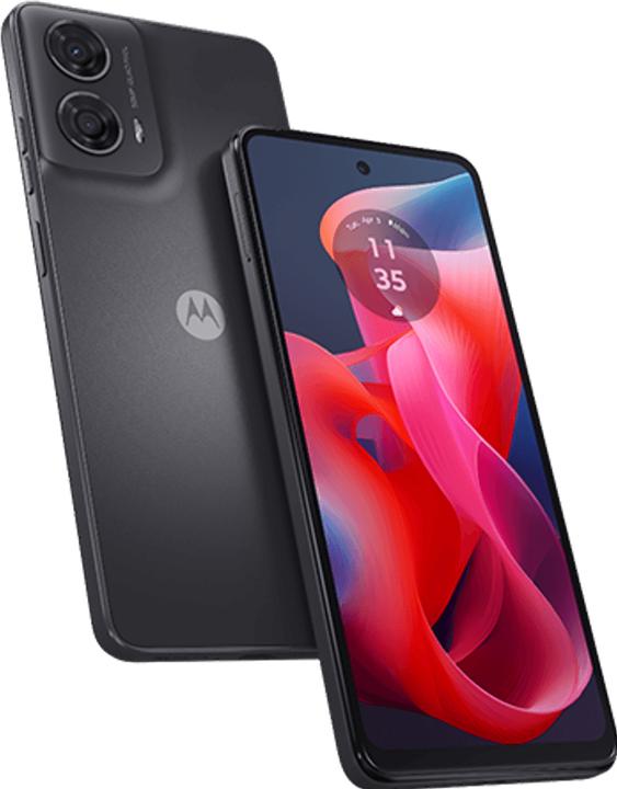 Actual product image Motorola MOTO G24 4+128GB DS 4G MATTE CHARCOAL OEM (128 GB, Charcoal Mat, 6.56", Dual SIM, 4G)