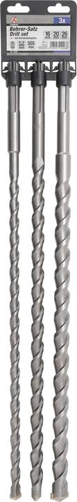 Actual product image BGS SDS Drill Bit Set | SDS MAX Shaft | 16 / 20 / 26 mm | 3 pcs. (16 mm, 26 mm, 20 mm)