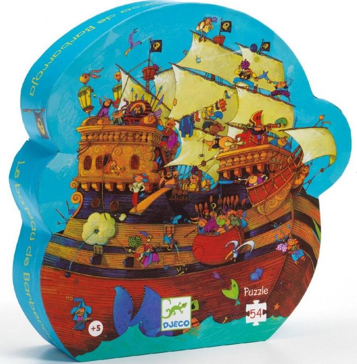 Actual product image Djeco Puzzle The ship ds Barbarossa (54 pieces)