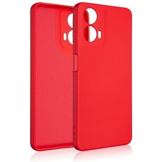 Beline Custodia in silicone Motorola Moto G24 czerwony/red (Motorola Moto G24), Cover smartphone, Rosso