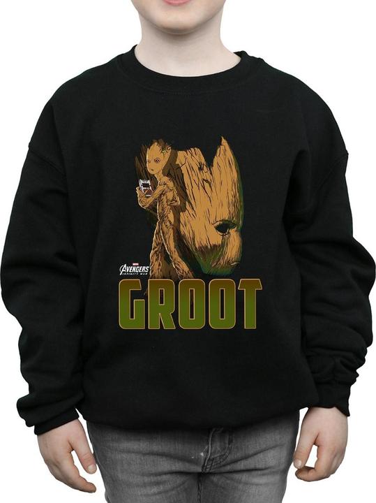 Produktbild Avengers Infinity War Groot Character Sweatshirt Jungen (152, 158)