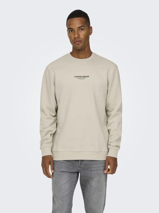 Actual product image Only & Sons Onscurated Reg Crew Neck Sweat Noos (L)