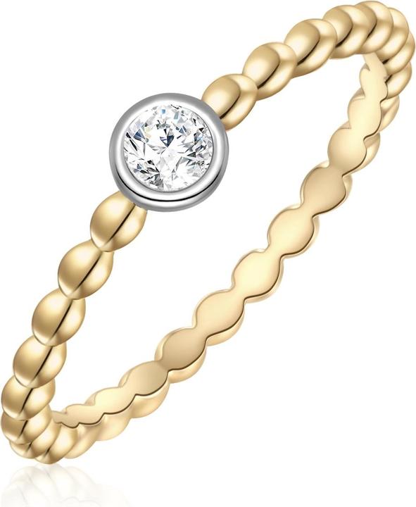 Immagine prodotto Glanzstücke München Donna Argento Sterling Cubic Zirconia Oro Giallo - 28577 (58, 925 Argento)