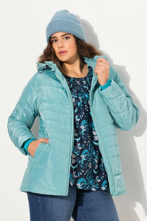 Produktbild Ulla Popken HYPRAR Steppjacke, Kapuze, wasserabweisend (50, 52)