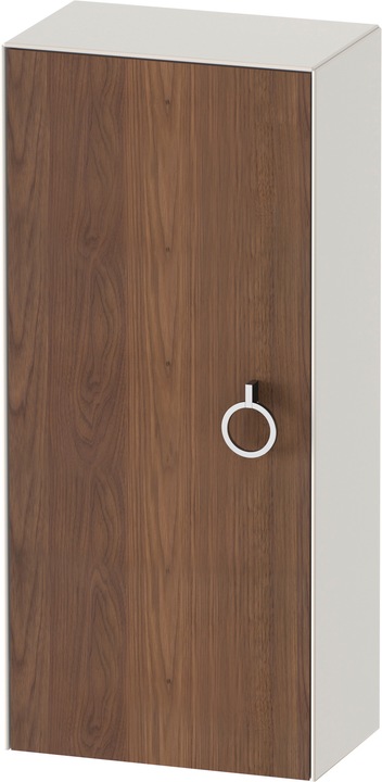 Produktbild Duravit White Tulip Halbhochschrank, Breite 400 x Tiefe 240mm, 1 Tür Anschlag links mit Griff, WT13
