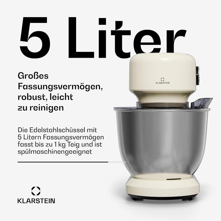 Produktbild Klarstein Bella Evo Küchenmaschine (1500 W, 5 l)