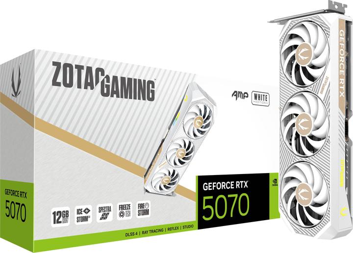 Produktbild Zotac GeForce RTX 5070 AMP White Edition (12 GB)