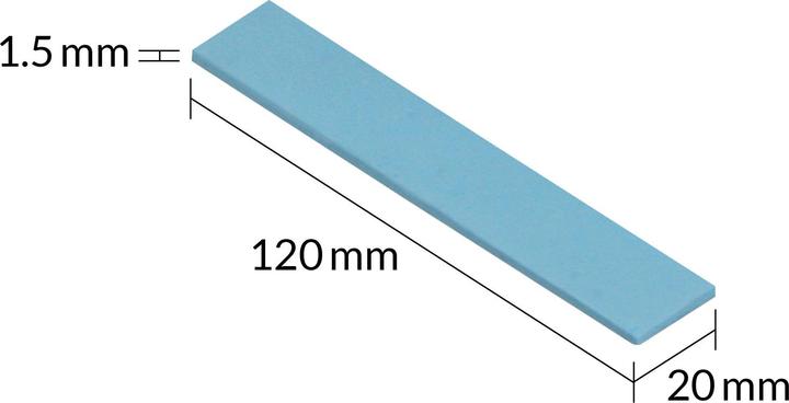 Produktbild Arctic TP-3 (120x20mm, t:1.5mm) Pack of 4pcs (1.50 mm)