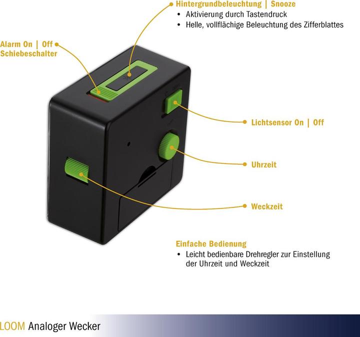 Image du produit TFA Réveil à projection radio