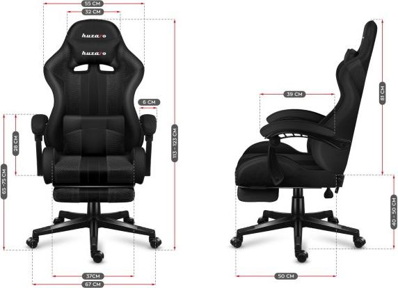 Actual product image Huzaro Force 4.7 CARBON MESH