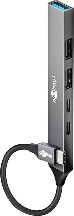 Actual product image Goobay Slim (USB-C, 5 Ports)