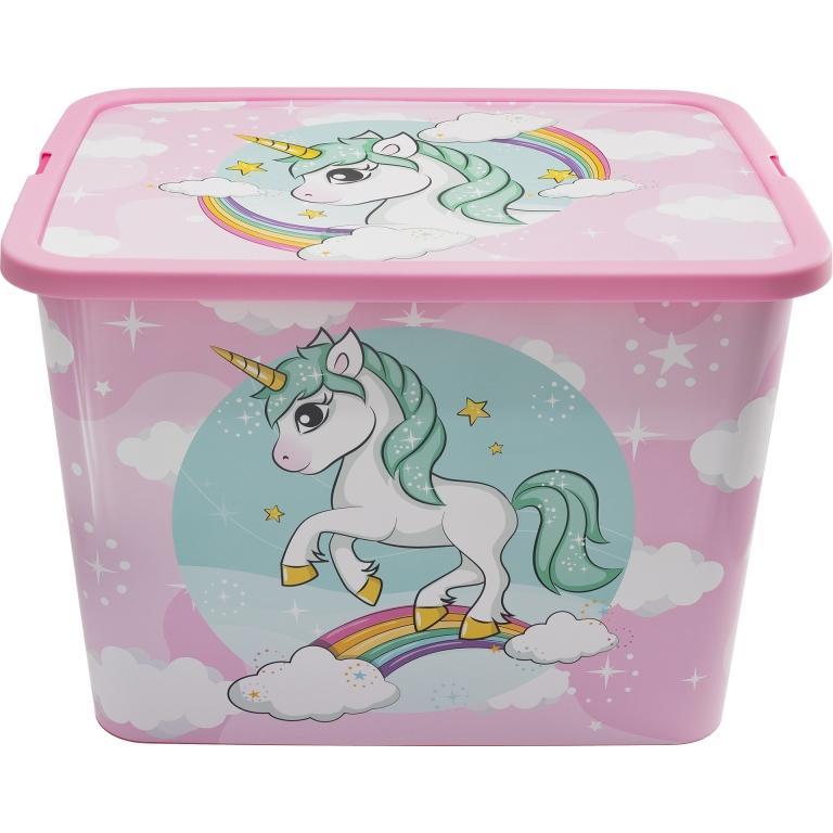 Tinisu, Aufbewahrungsbox, Einhorn MÃ¤dchen Aufbewahrungsbox Store Box - 23 Liter (23 l)