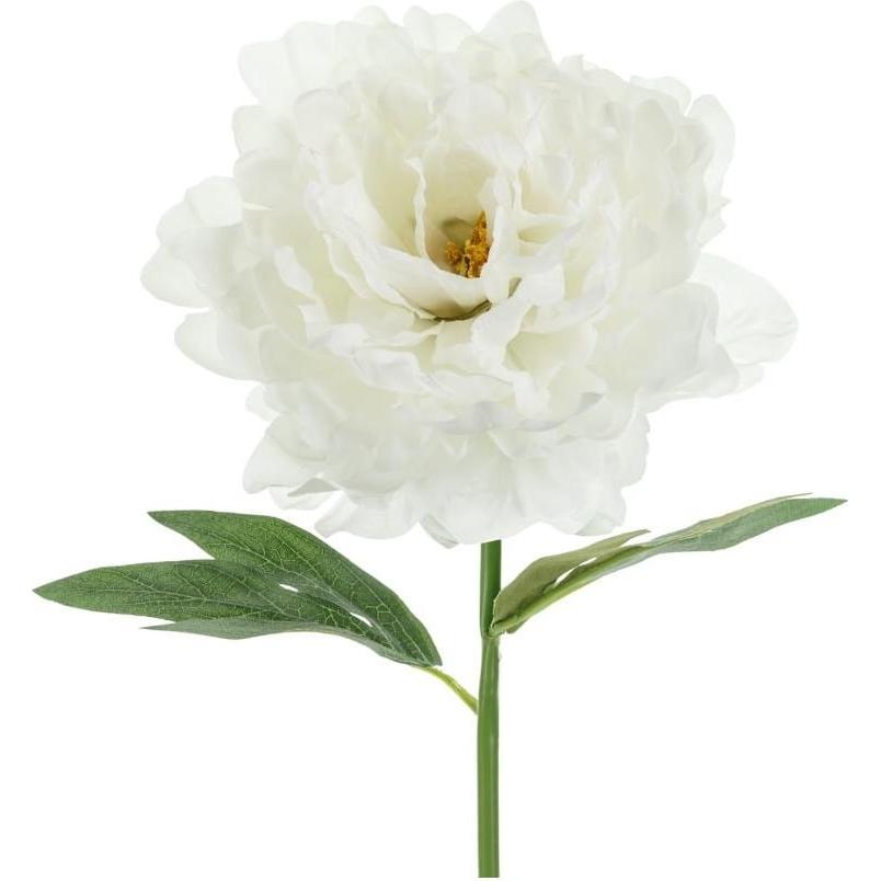 Partydeco Künstliche Pfingstrose - Weiss (1 Stk.) (5904555084667)