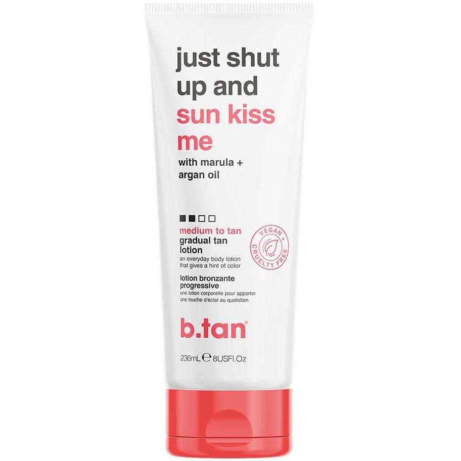B.Tan, Selbstbräuner, Just Shut Up & Sunkiss Me Gradual Medium Tan Lotion 236 ml (Selbstbräunungscreme, 236 ml)