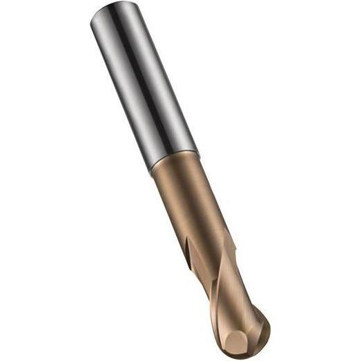Dormer, Fräser, Radiusfräser S531 Nenn-Ø 5 mm Einsatzlänge 32 mm HM TiSiN Schneidenanzahl 2