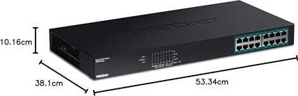 Actual product image Trendnet Tpe-Tg160g (16 ports)