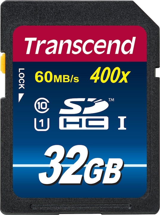 Actual product image Transcend Premium 400x (32 GB, SDHC, U1, UHS-I)