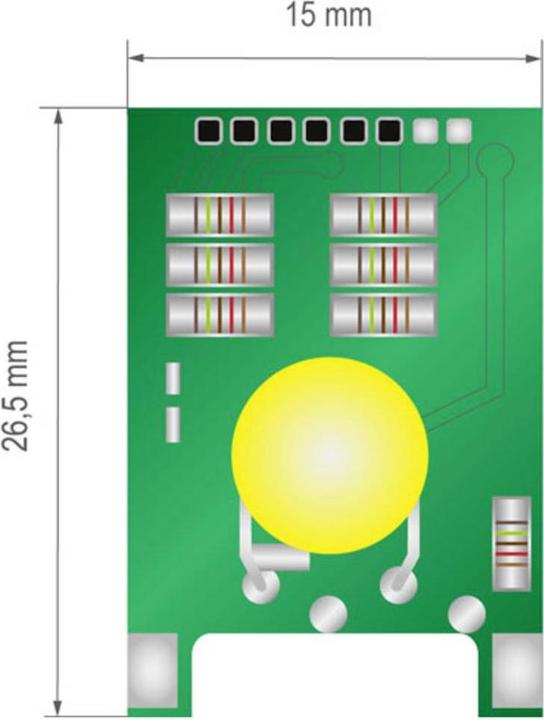 Actual product image B+B Thermo-Technik PT-MOD-20MA-T3 Two-wire connection Transmitter module 0 to+300°C