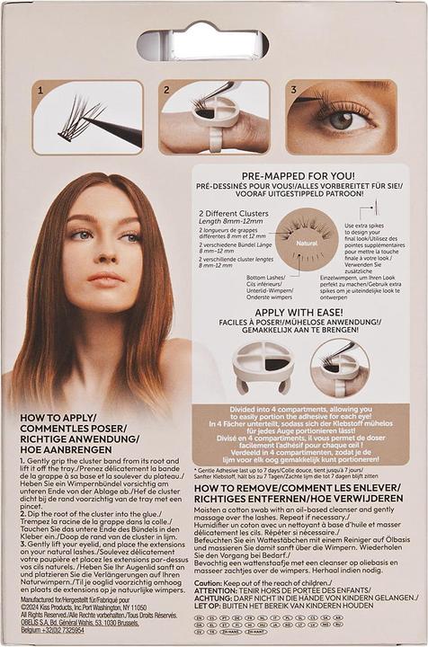 Produktbild KISS Lash Atelier Design 01 False Eyelash Set (Künstliche Wimpern)