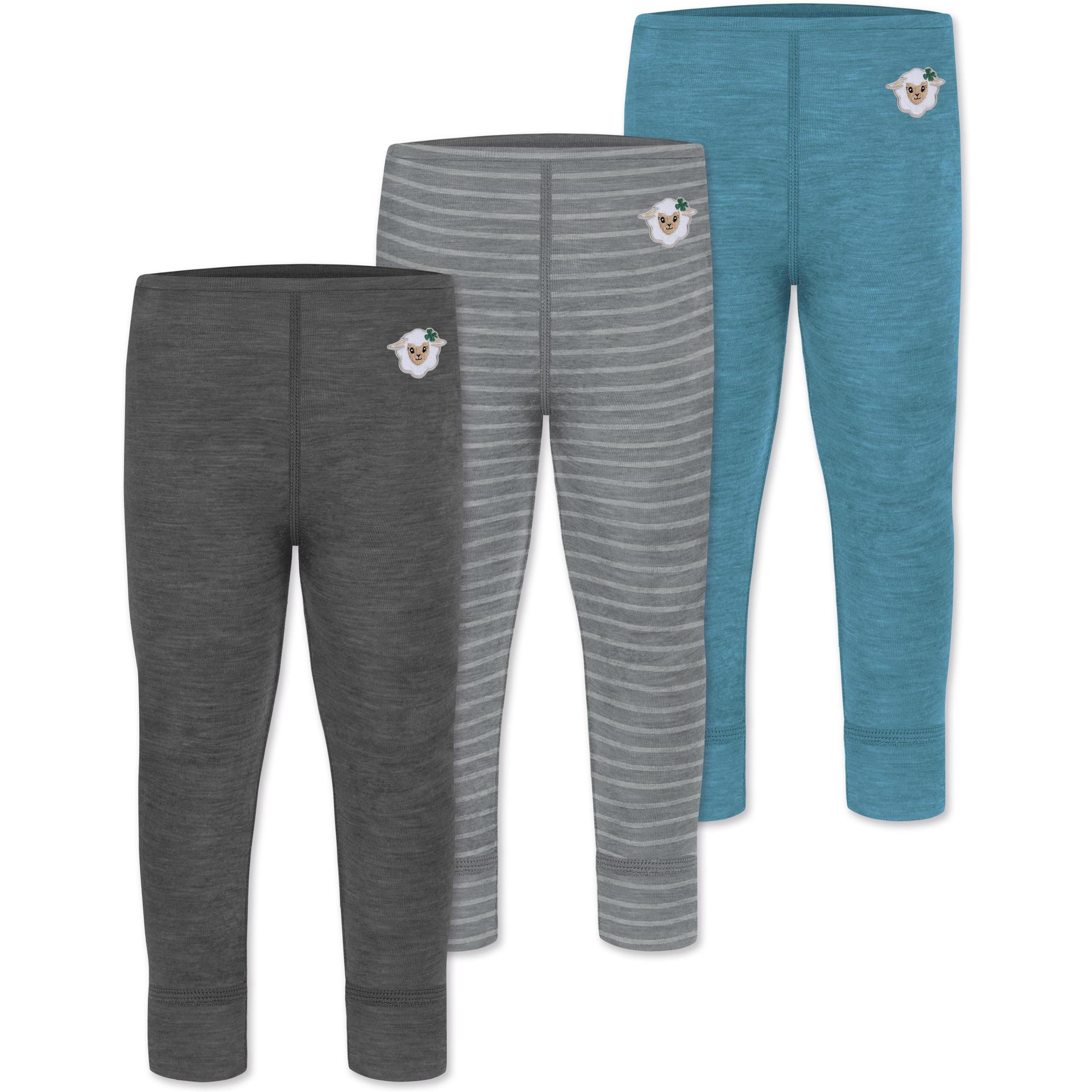 Normani, Herren, Funktionsunterhose, 3er Pack Baby Merino Hose Unterhose „Tihoi" - 9509 (62), Blau, 62