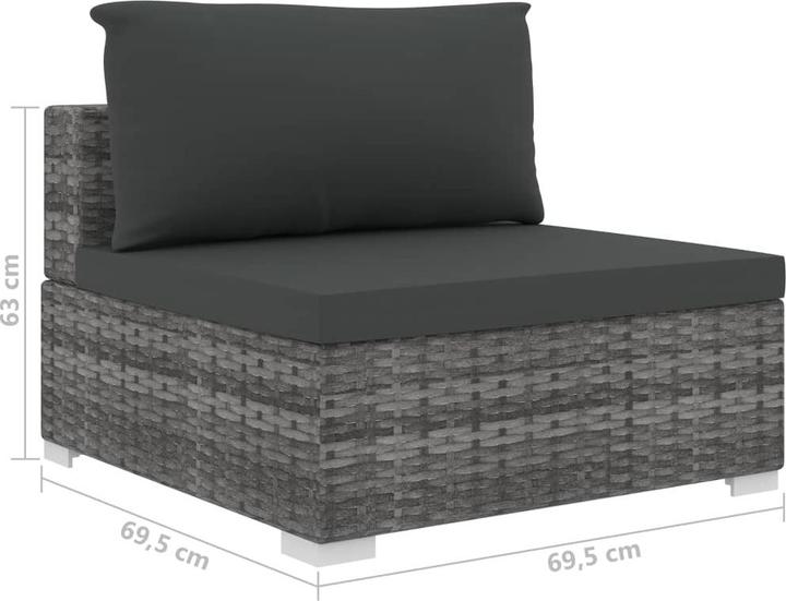 Produktbild vidaXL Gartensofa