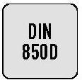 Productafbeelding Alpen Sleuvenfrees DIN 850 D Type N D.10,5 mm HSS-Co Aantal snijkanten 8 L.2,5 mm