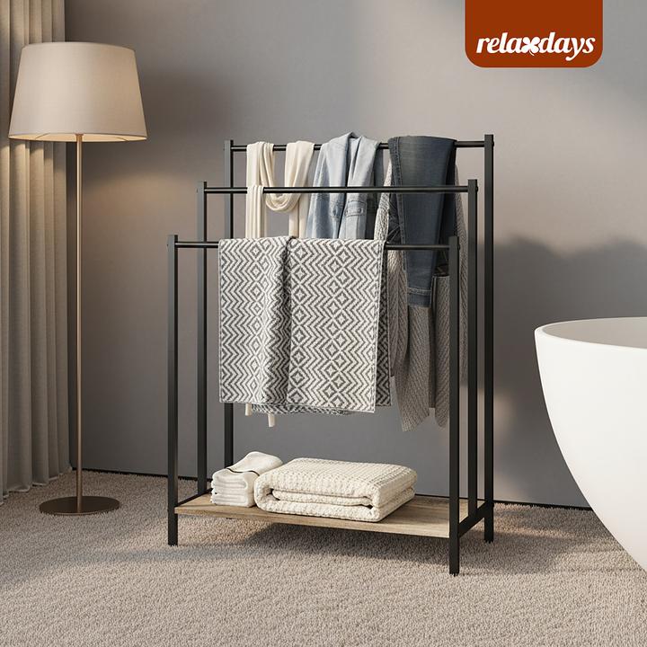 Actual product image Relaxdays towelrack