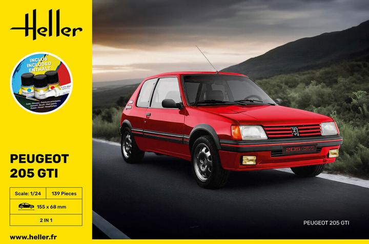 Image du produit Heller STARTER KIT Peugeot 205 GTI
