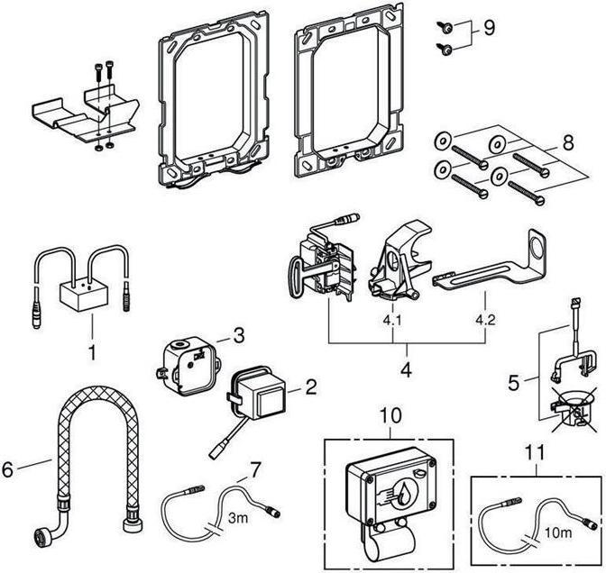 Immagine prodotto Grohe Elettronica radio Modulo ricevitore radio WC 868,4 MHz Tr cromo