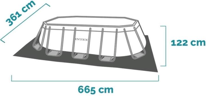 Produktbild Intex Prismenrahmen Oval Pool Set (610 x 122 x 305 cm)
