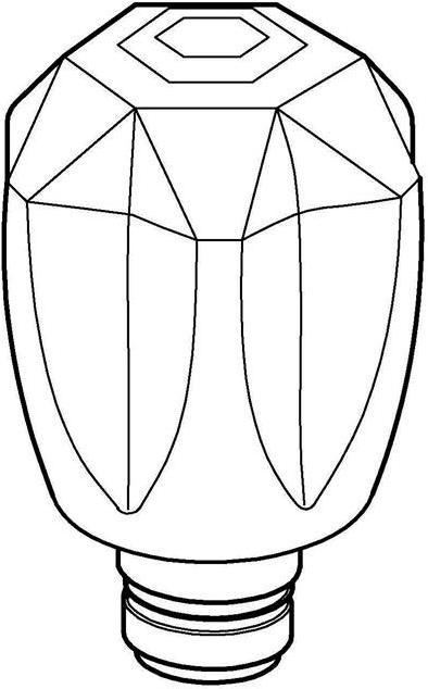 Actual product image Grohe Top 1/2" Brill-Gri Mark blue chr