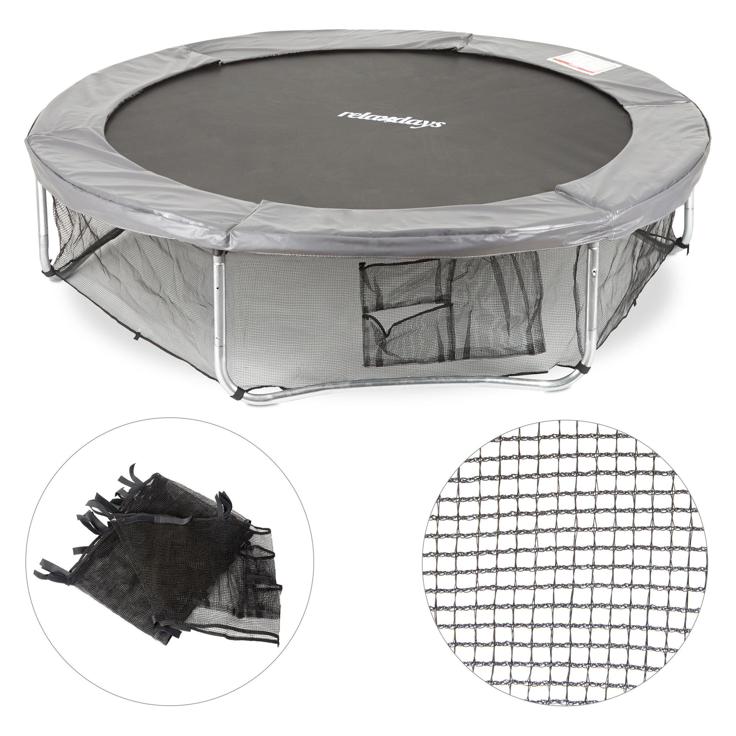 Relaxdays Rete inferiore di protezione trampolini