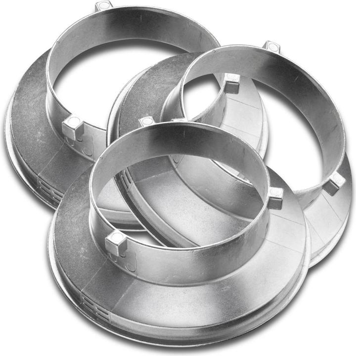 Actual product image Walimex Set of 3 softbox adapter Aurora/Bowens (Adapter)