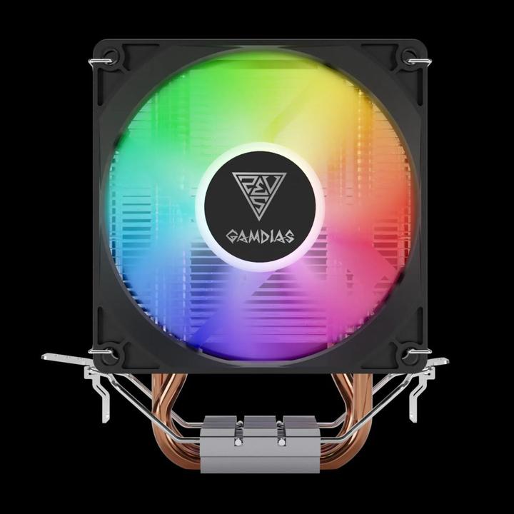 Actual product image Gamdias Cooler processor Boreas E1 210 Lite fRGB lighting (127 mm)