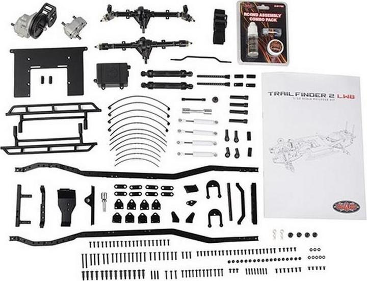 Actual product image Rc4Wd Scale Crawler Trail Finder 2 LWB Chassis Kit, 1:10 (Kit)