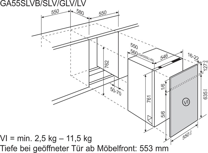 Produktbild Electrolux GA55LV