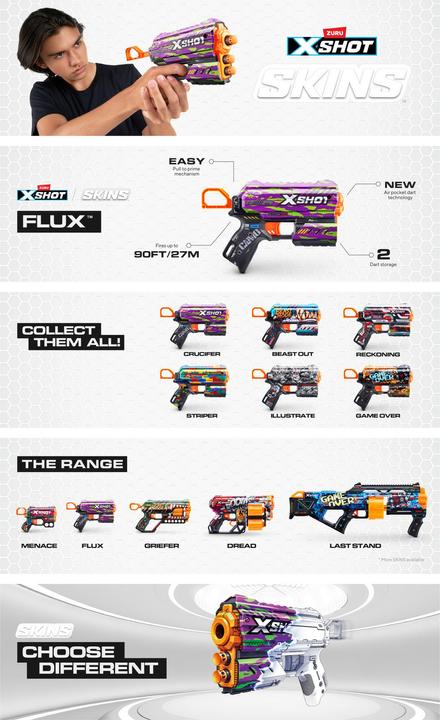 Produktbild Xshot X-ShotT-Skins-Flux