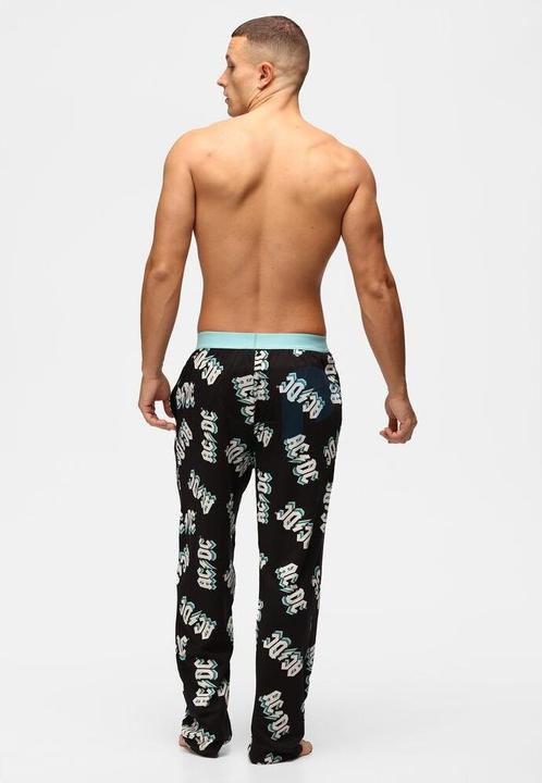 Produktbild Recovered AC/DC Stepped Black Loungehose M (M)